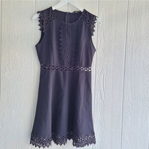 Zara Basic Black Skater Dress